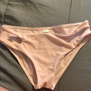 light pink swim bottoms